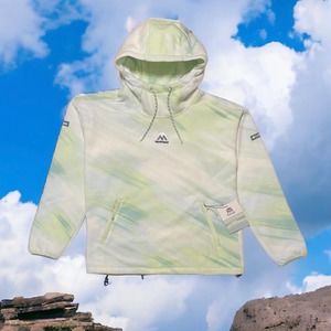 Columbia x Madhappy Mens MTR Lightweight Fleece Hoodie Size Large Lime Brand New